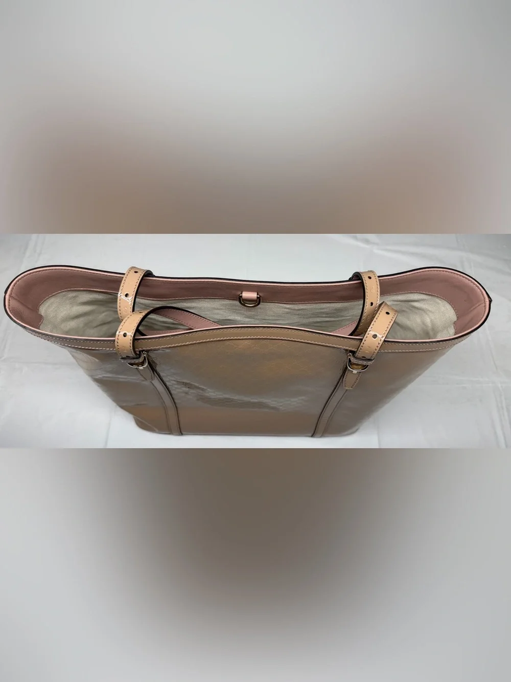Gucci Microguccisimma Nice Patent leather tote bag